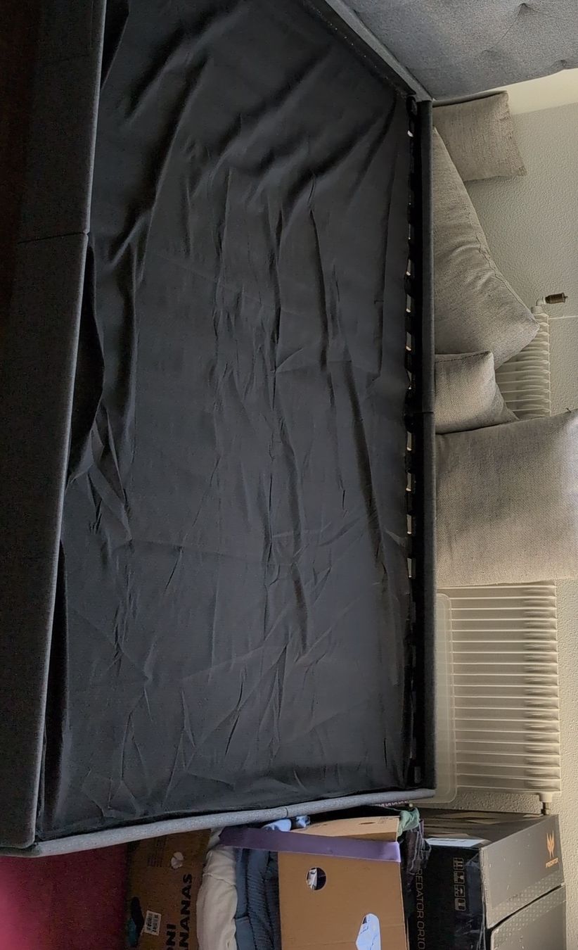 Emma Lattenroste: Bed frame grey 160x200 cm used – Gebraucht aus Thalwil von mat_v7ns