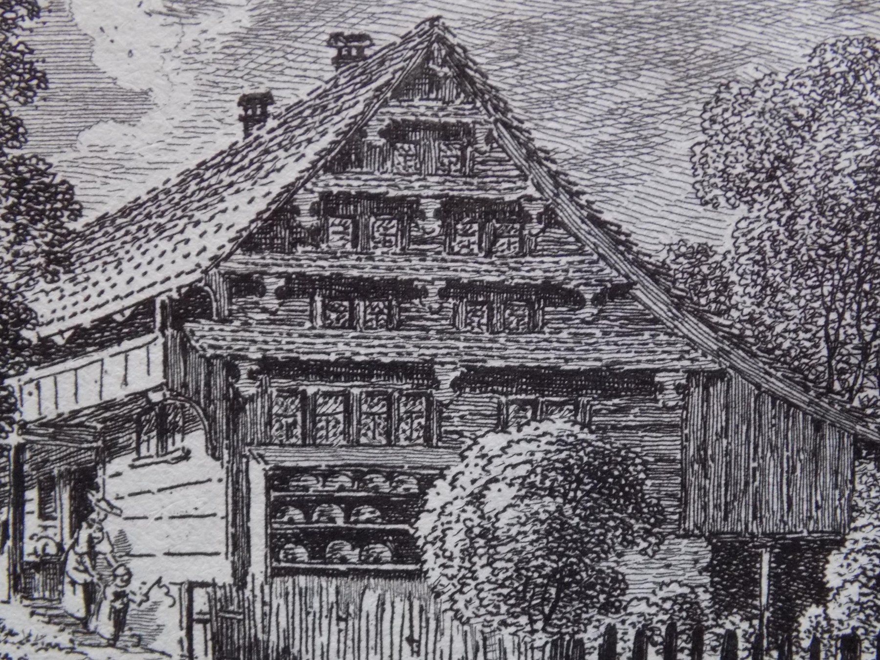 Gravures: Bauernhaus Kanton Luzern – D'occasion à Risch par Rischli15 9