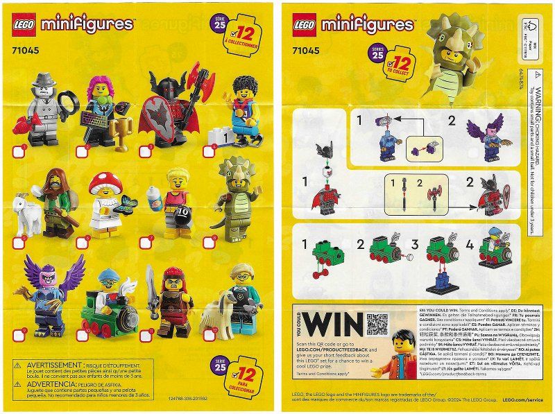 Lego Baukästen: minifigure 71045 lego serie 25 / Nr 2 – Neu (gemäss Beschreibung) aus Arbedo von nadia1973 3