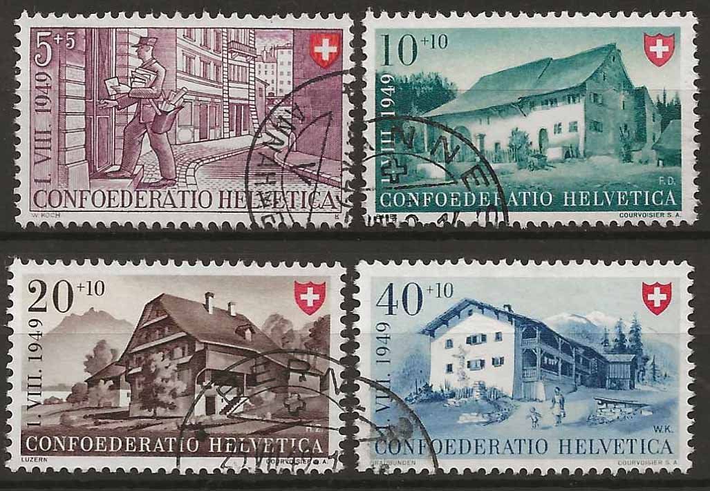 Tous les timbres: PP049 - Pro Patria 1949 obl. – D'occasion à Trélex par Phil_Albert