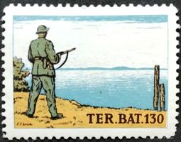 Soldatenmarke 2.WK, Territorial Bat 130, Wi Ter 238