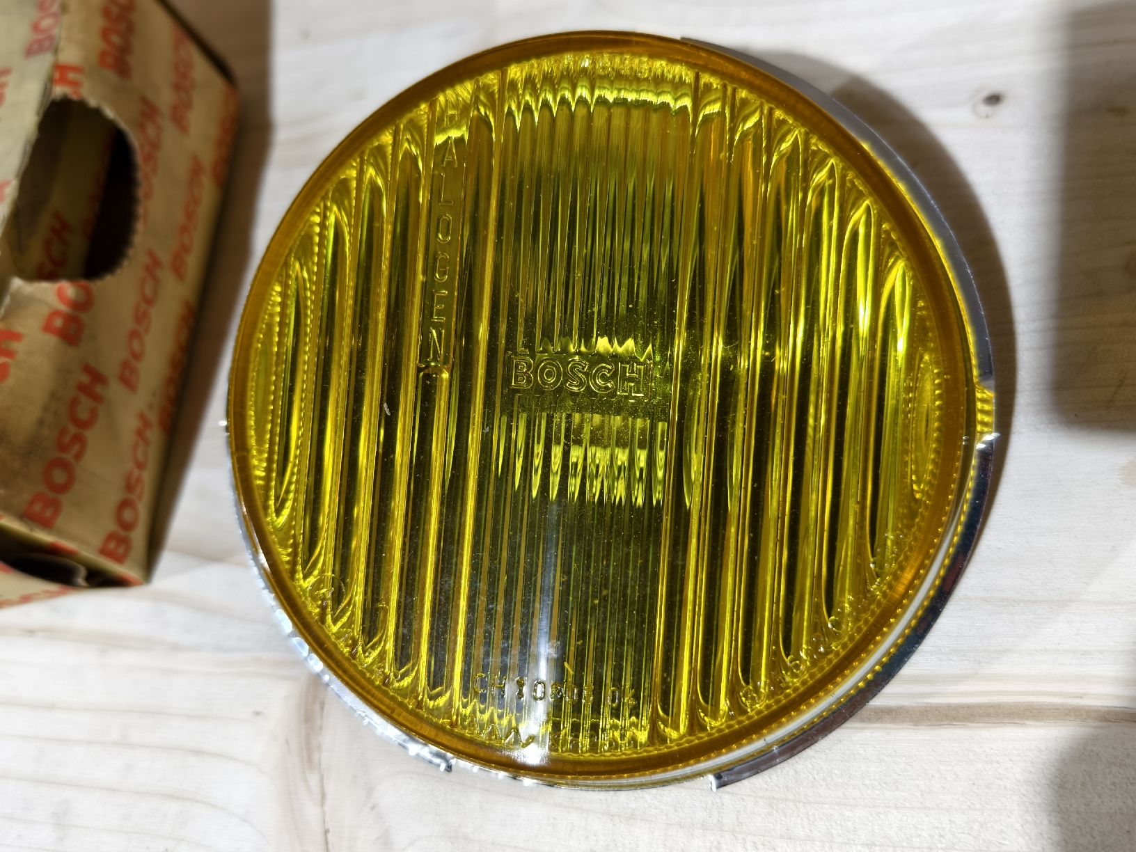 Bosch Scheinwerfer: Ersatzglas: BOSCH Gelber Scheinwerfer-Einsatz  – Neu (gemäss Beschreibung) aus Ottoberg von KingTony 2