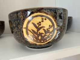 4x Japanische Ichihara Udon Miso Suppen Schüssel 13cm