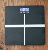 Digitalwaage schwarz Glas Max 180kg neuwertig