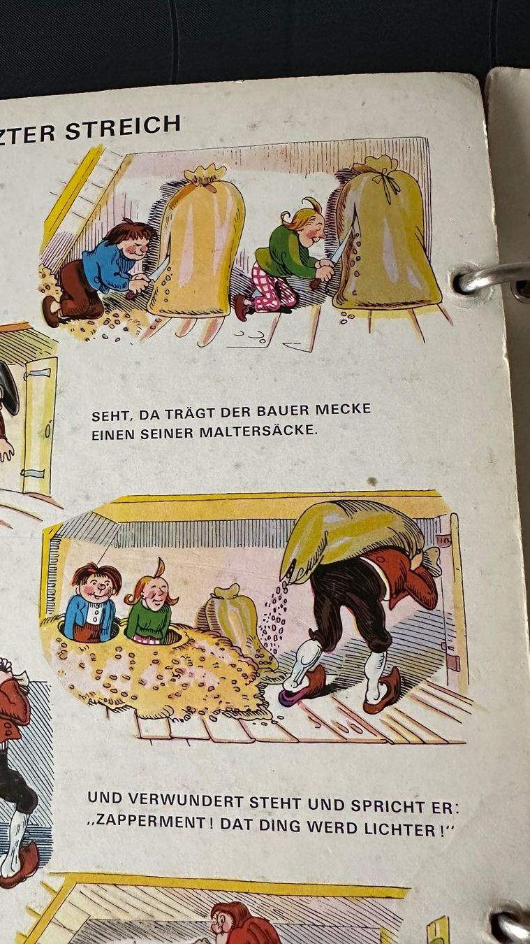Bücher: Kinderbuch von 1960 Max & Moritz – Gebraucht aus Zürich von bra_m9b2 3