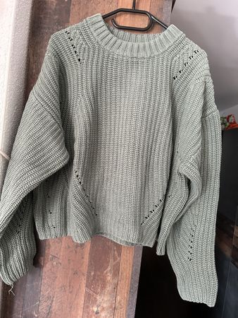 H&M Strickpullover, Gr. M, Mintgrün, ideal für den Herbst!