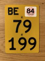 Mofanummer Nummernschild Mofa Töffli Bern BE 79 199