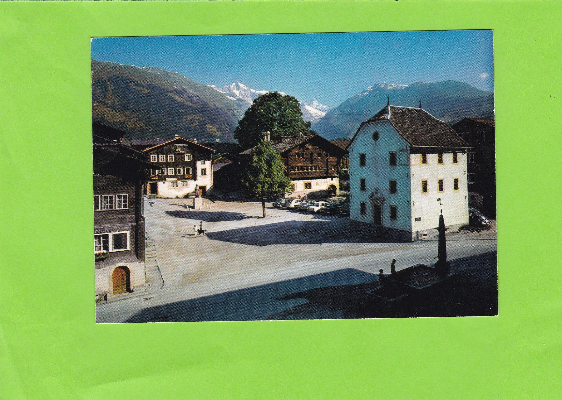 Cartoline postali: Ernen VS-Gasthaus St. Georg – Usato da St. Peterzell venduto da neckertal