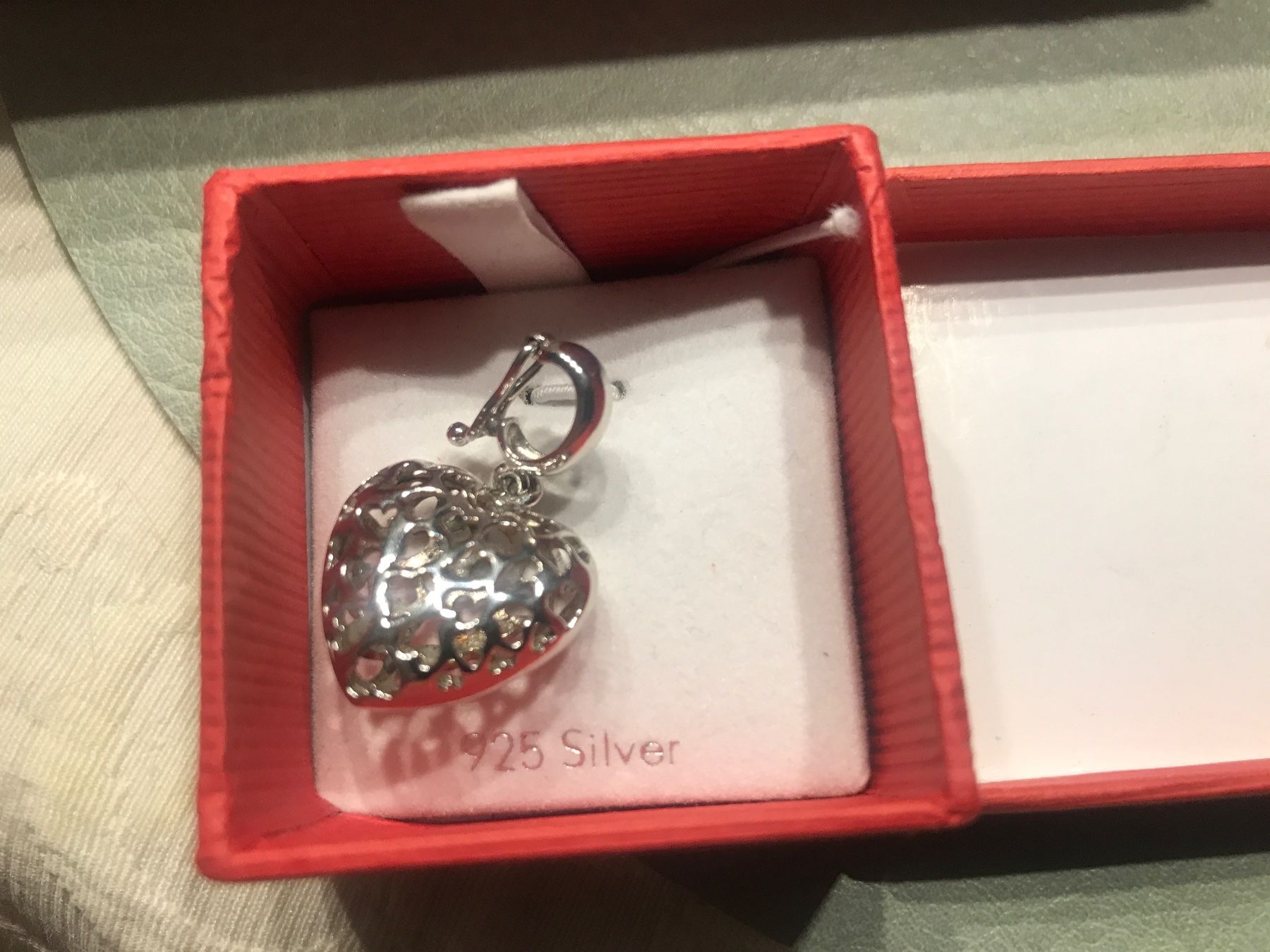 Ciondoli: 925 Silber Herz Anhänger - – Nuovo e nell'imballaggio originale da Wettingen venduto da Andres54 1