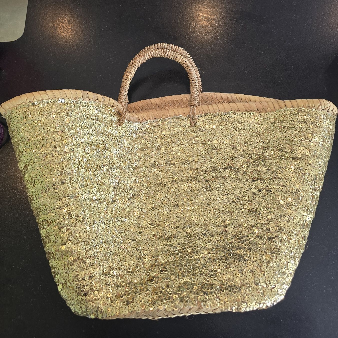 Borse da donna: Coole Strandtasche mit Glitzer-Pailetten – Usato da St. Gallen venduto da charly92