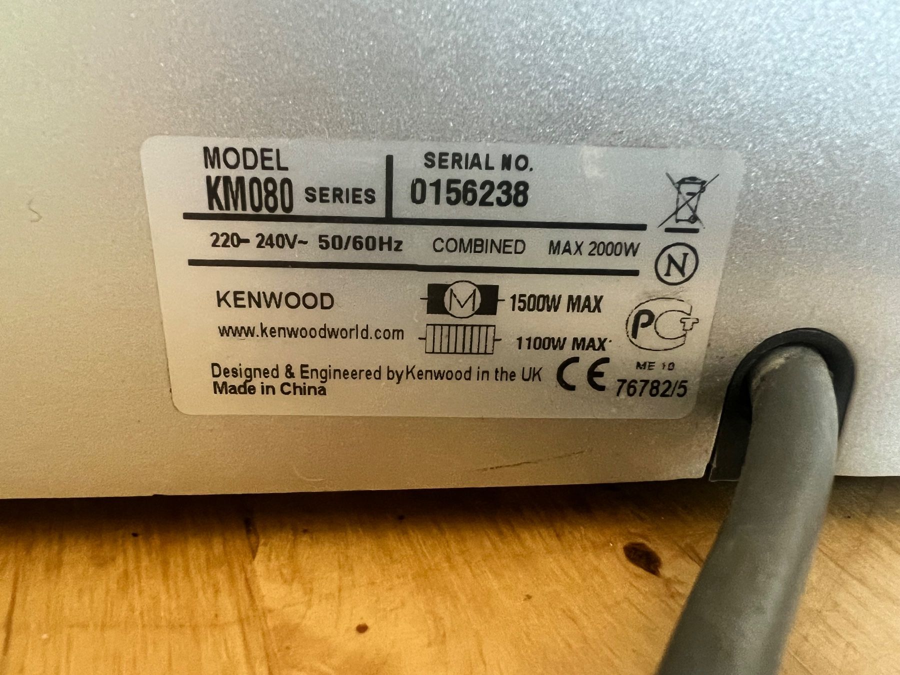 Elettrodomestici da cucina: Kenwood cooking chef KM80 – Usato da Les Avanchets venduto da mau_8pmm 1