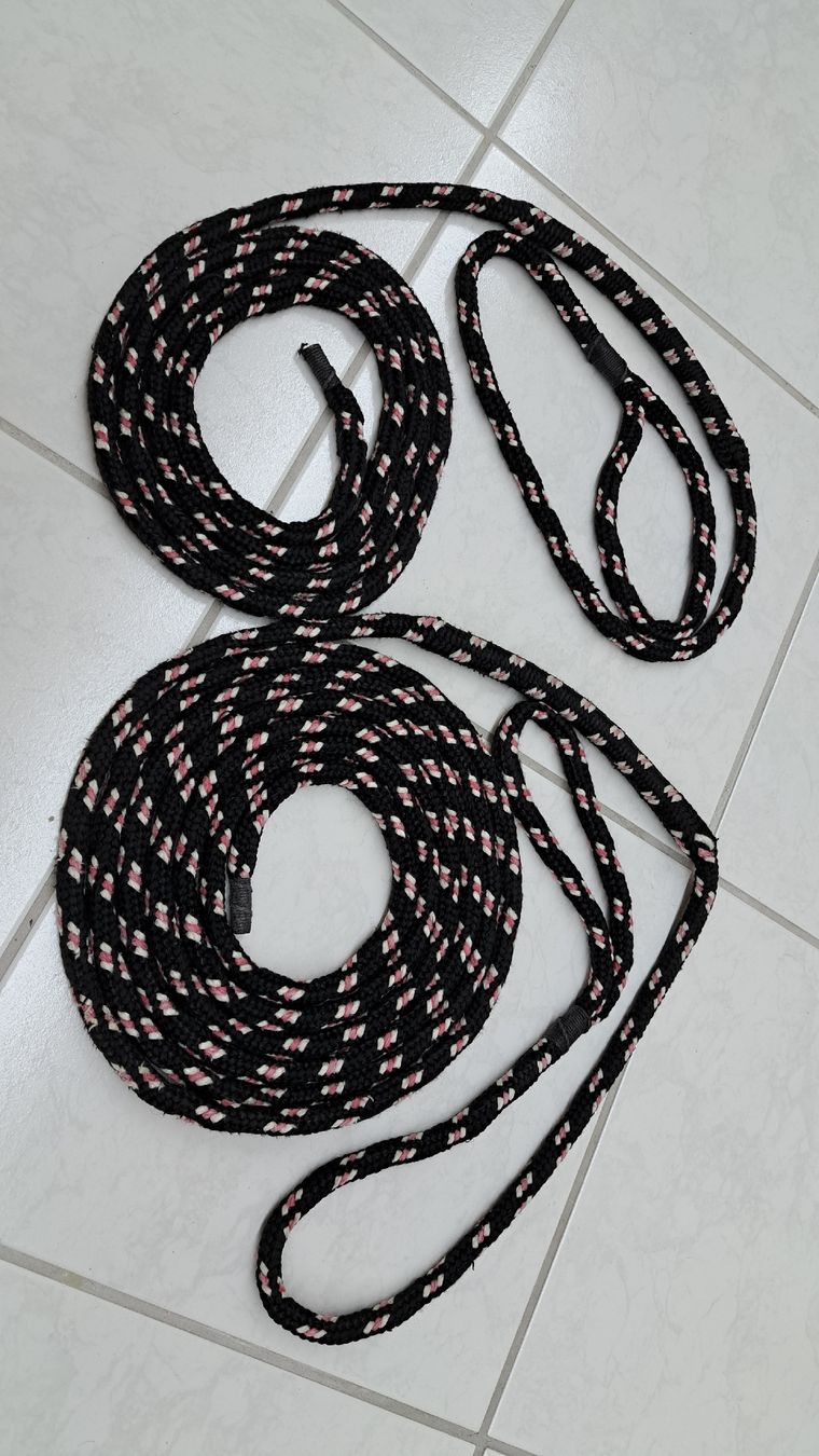 Leine & Halsband: Boot Festmachleine mit Schlaufe und Gummi Einsatz – Gebraucht aus Lotzwil von Smart12