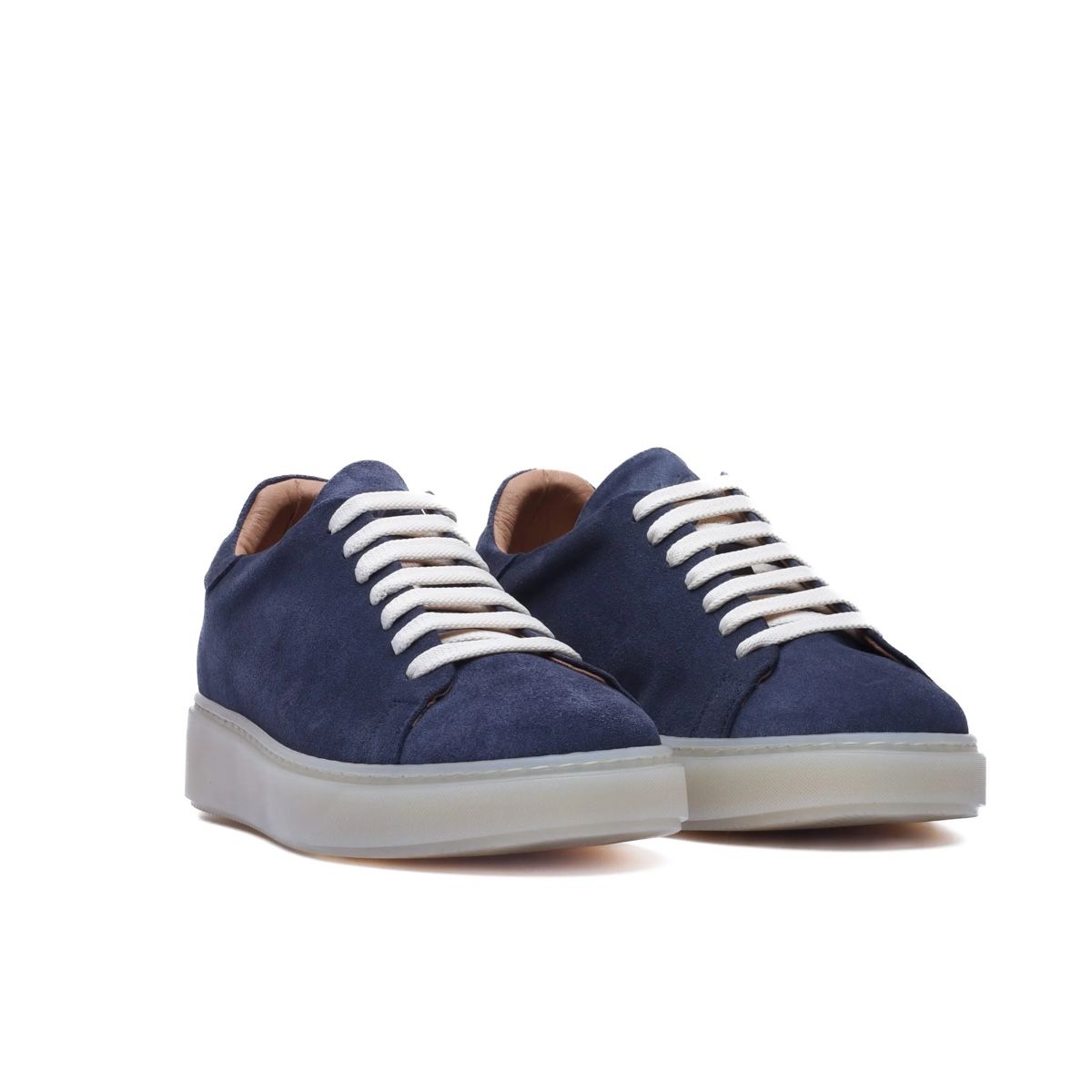 Scarpe da uomo: Premium Sneaker aus blauem Wildleder – Nuovo (secondo la descrizione) da Wittenbach venduto da bes_k8vr