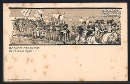 Litho Basel, Basler Festspiel 1901, Basl