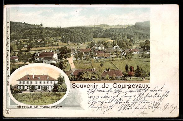 Cartes postales: AK Courgevaux, Chateau de Courgevaux – D'occasion à Berlin par bartko-reher
