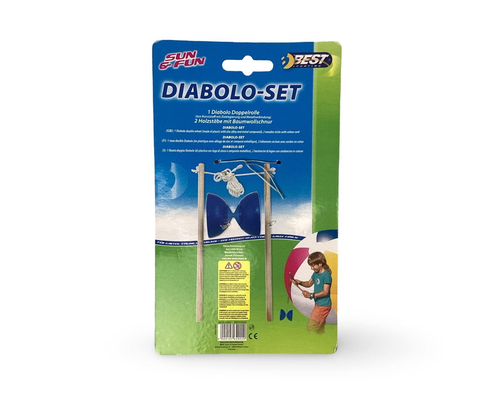 Giochi: BEST SPORTING Diabolo-Set – Nuovo (secondo la descrizione) da Zürich venduto da Restwert_Zuerich 1