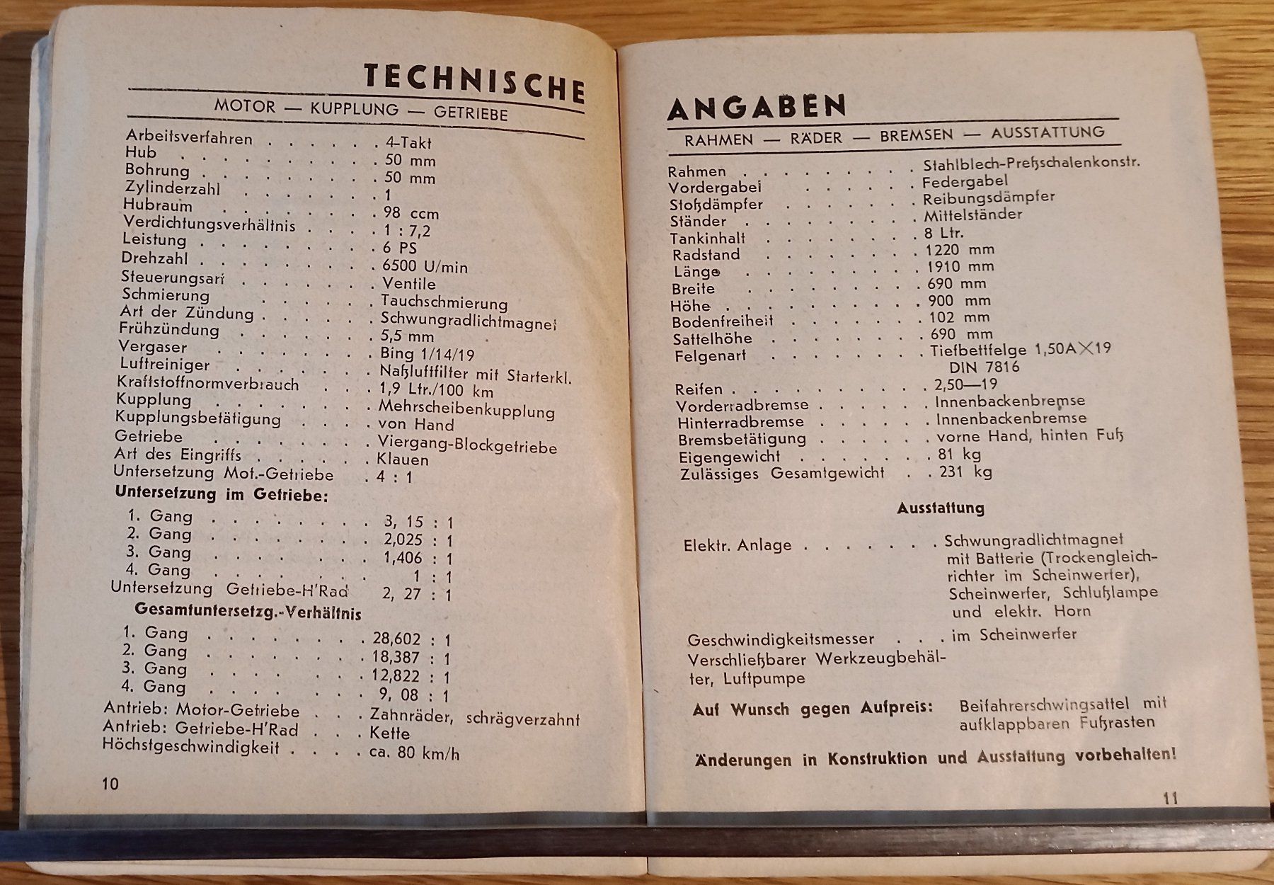 Libri: NSU Fox Original Betriebsanleitung – Usato da Heimenschwand venduto da reisevirus01 1