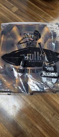 VOLK Flannel „NEGRONI“ Kurzarmhemd in Grösse XL