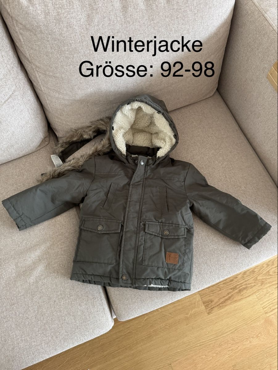 Giacche: Kinder Winterjacke Jacke Junge Grösse 92 – Usato da Zürich venduto da tigernoodle