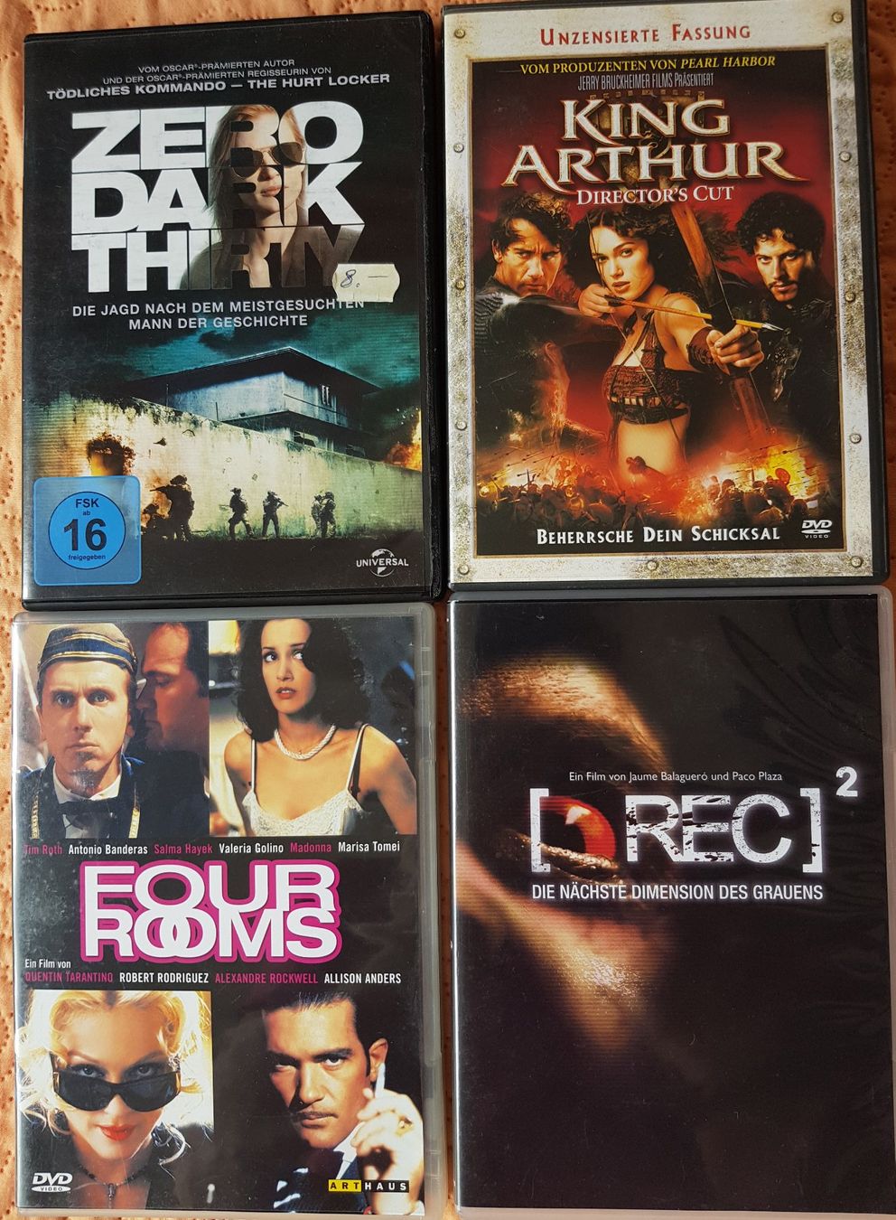 Tutti i DVDs: 4 Knallharte Action & Mystery DVDs Pack 01 – Usato da Thun venduto da Shame