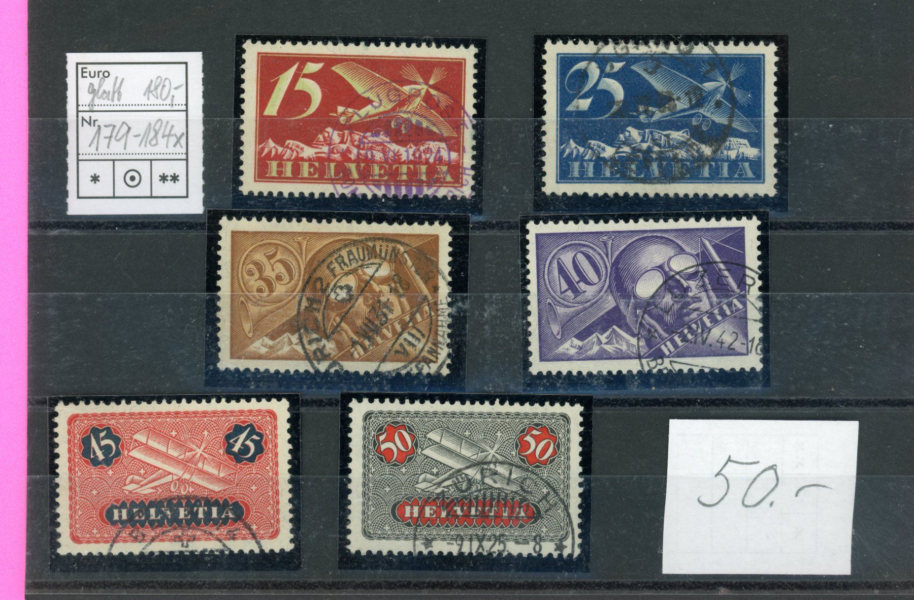 Alle Briefmarken: Posten – Gebraucht aus Opfikon von Pritt04