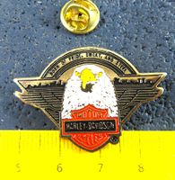 HD HARLEY-DAVIDSON EADLE PIN " BORN OF PRIDE,SWEAR AND STEEL