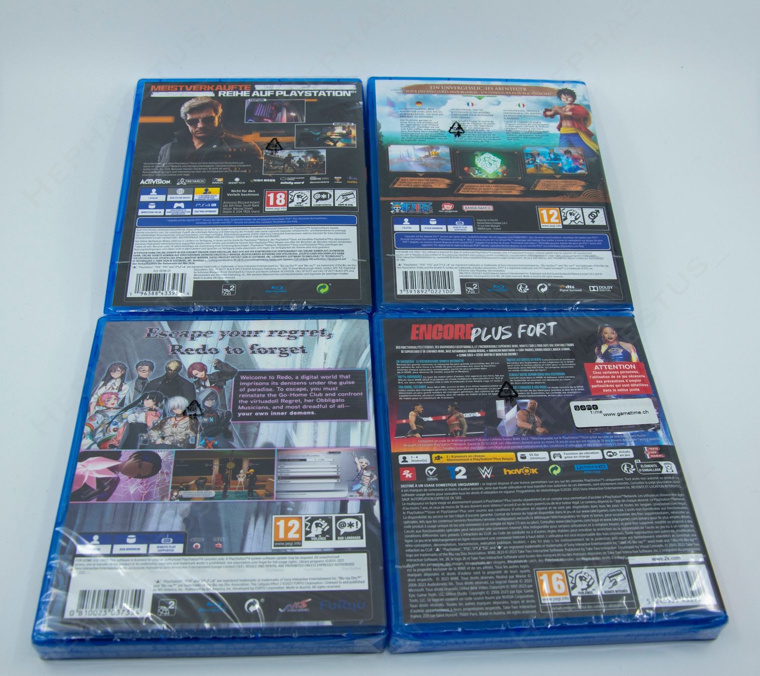 Sony Giochi: 4er Bundle: Black Ops 6, One Piece, WWE, Caligula 2 NEU – Nuovo e nell'imballaggio originale da Effretikon venduto da Hephaestus_ 1