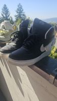 Nike Air Force 1 High Top Sneakers Schwarz Grösse 44 