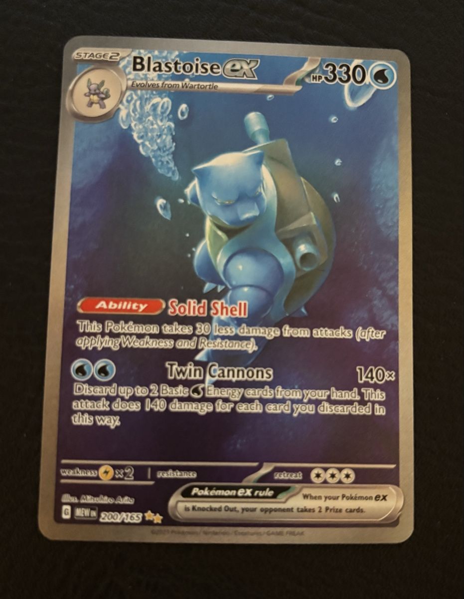 Pokémon Carte collezionabili: Pokémon MEW Blastoise ex 200/165 EN – Nuovo (secondo la descrizione) da Läufelfingen venduto da Seraphim13 1