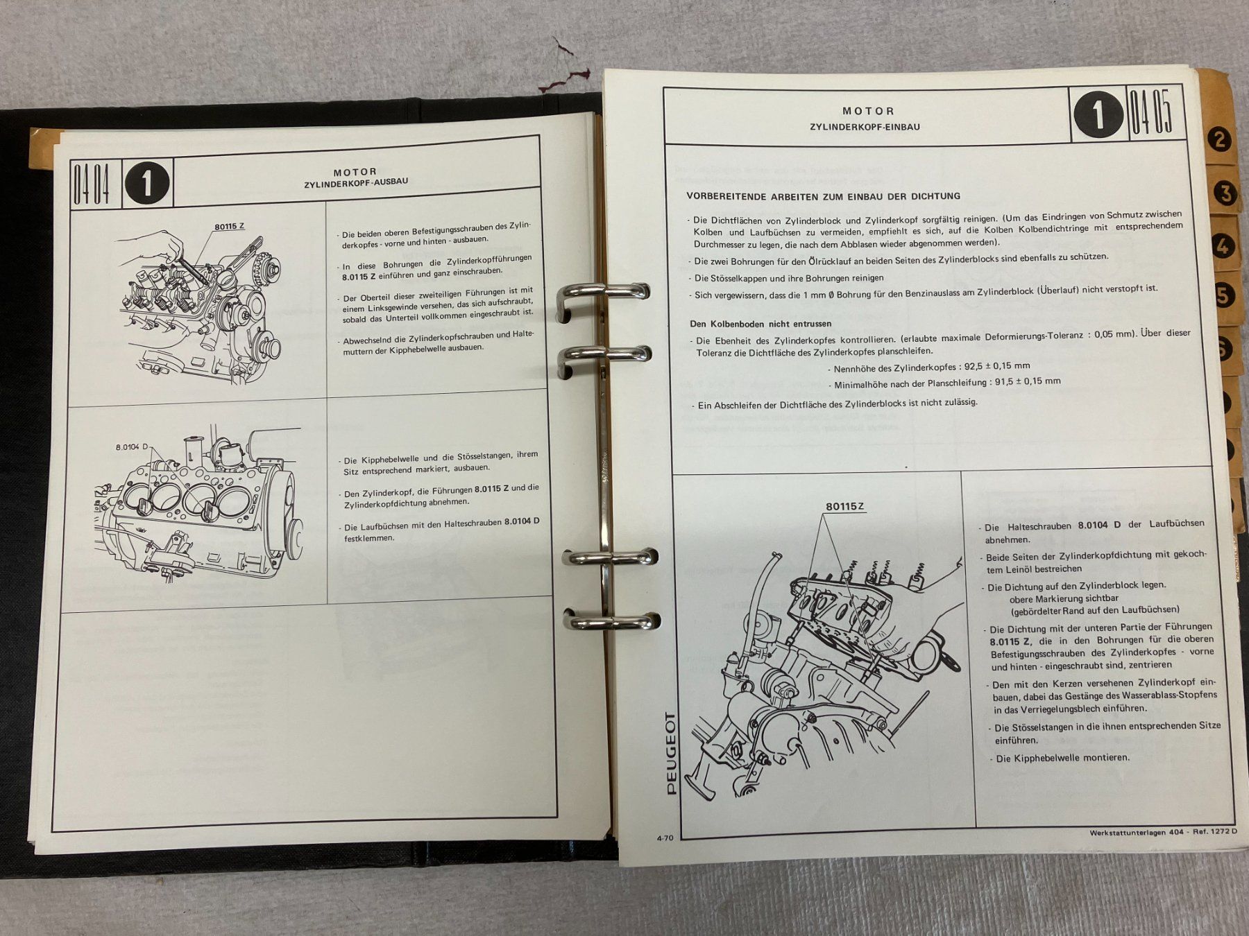 Libri: Werkstatthandbuch Peugeot 404 – Usato da Hämikon venduto da Armin15 3