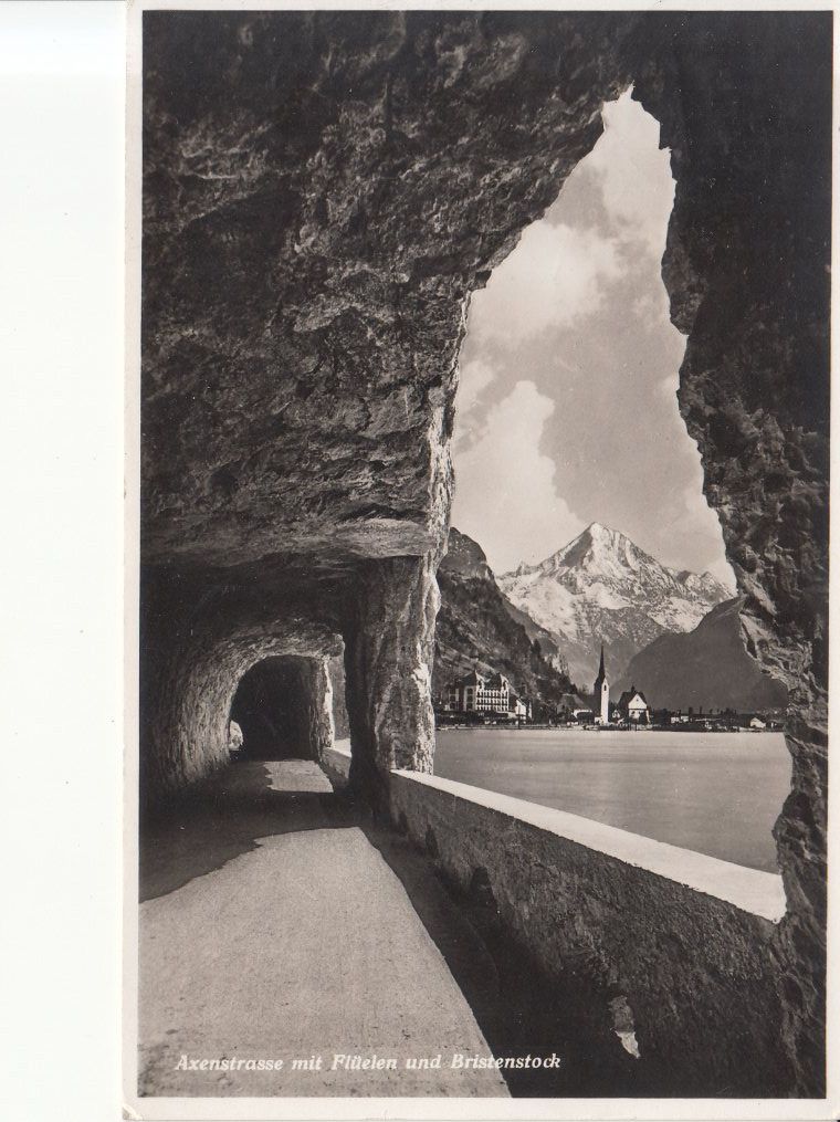 Cartoline postali: Axenstrasse 1937 – Usato da Bürglen TG venduto da StampGraf