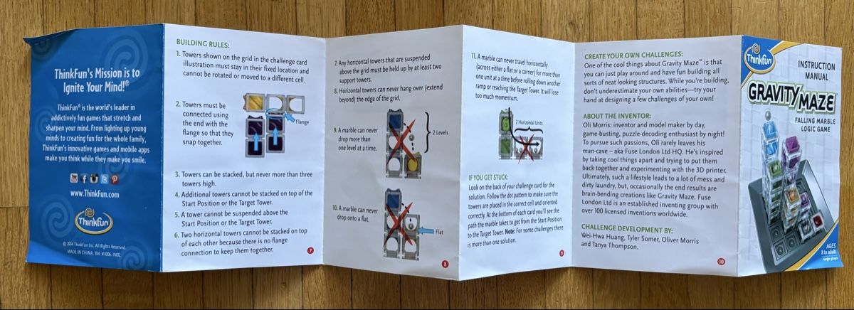 Giochi: Logic game Gravity Maze ThinkFun 60 challenges age 8+ – Usato da Basel venduto da Ellya 4