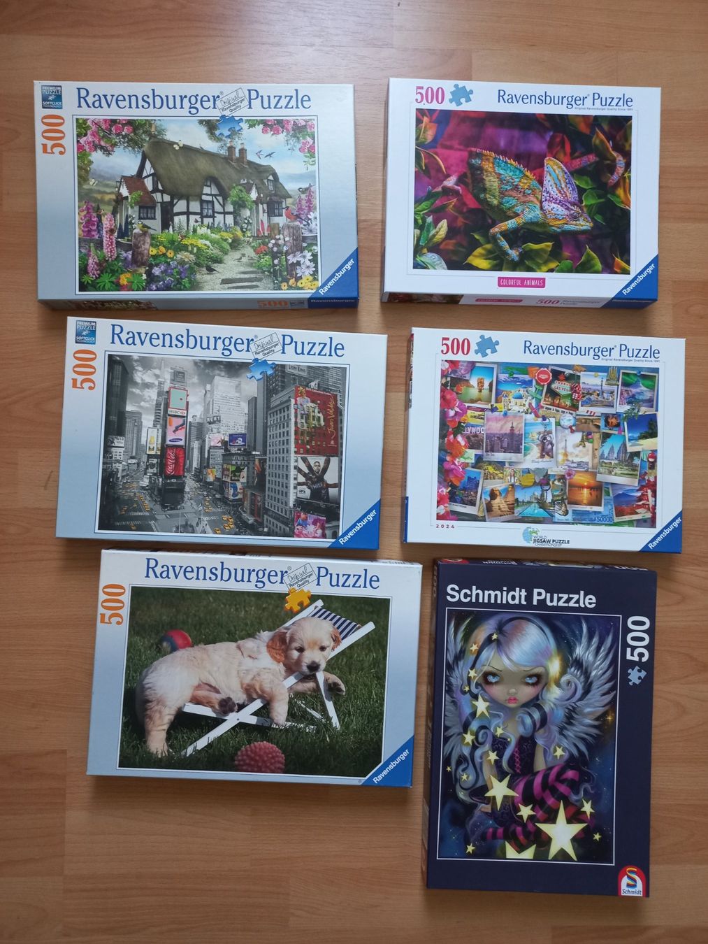Puzzle: Cooles Puzzle Set 6x500 Teile – Usato da Arbon venduto da rispi89