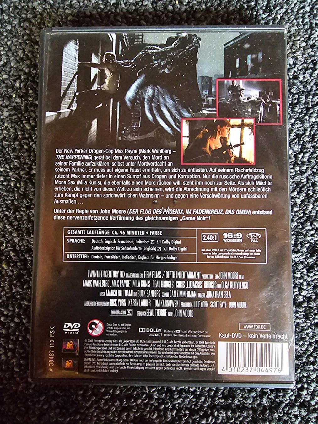 Tutti i DVDs: MAX PAYNE(13820) – Usato da Ruswil venduto da M71 1