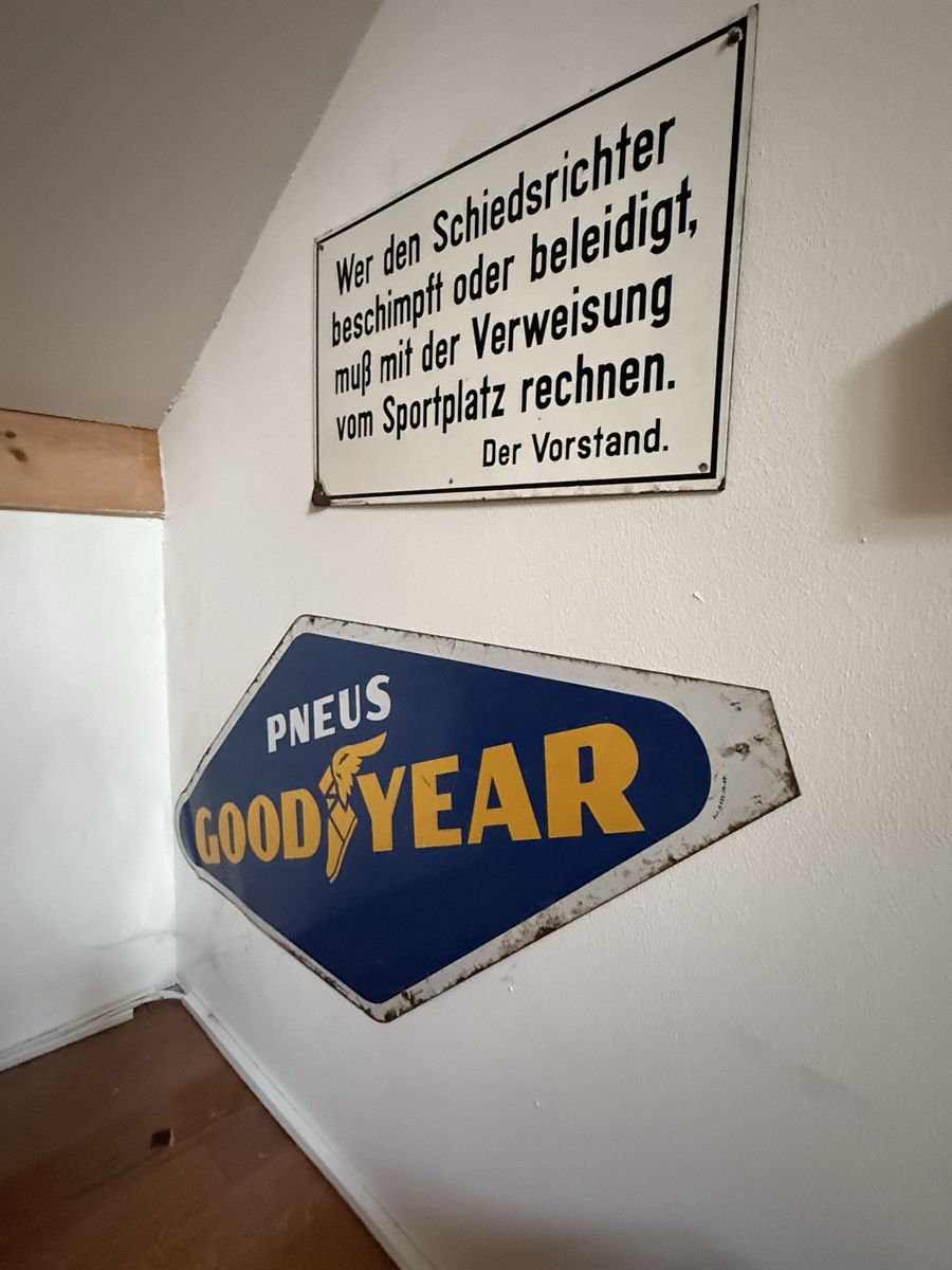 Ecriteaux: Blechschild Goodyear Pneus – D'occasion à Burgdorf par zoe_g7lh 1