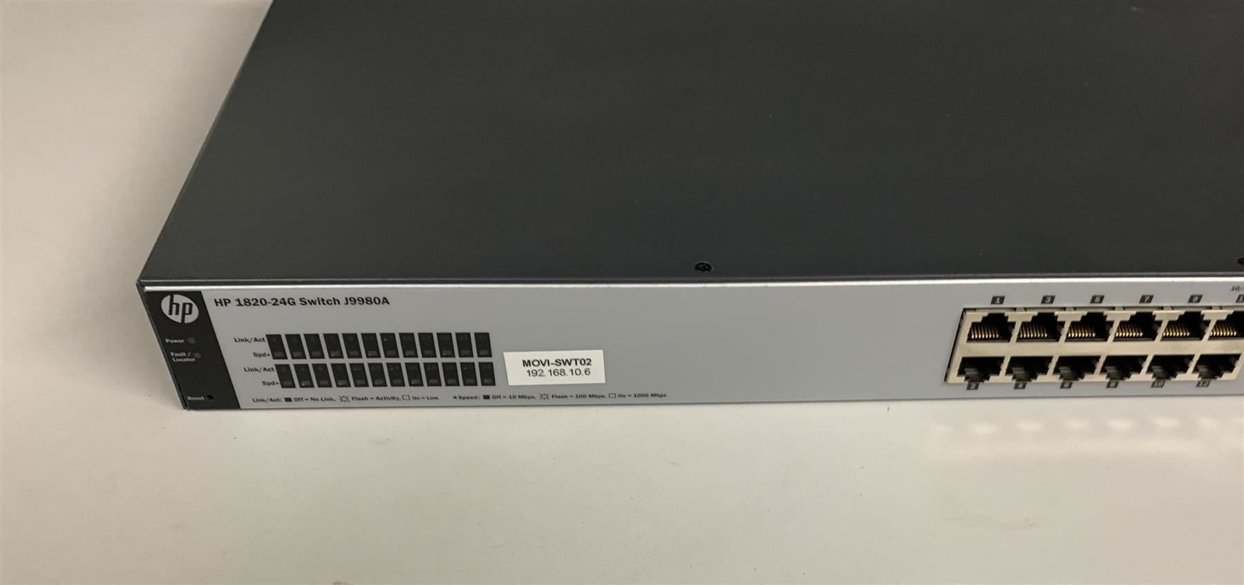 Hewlett Packard Hubs & Switches: Switch HP 1820-24G J9980A – Gebraucht aus St. Gallen von moving_st.gallen 1