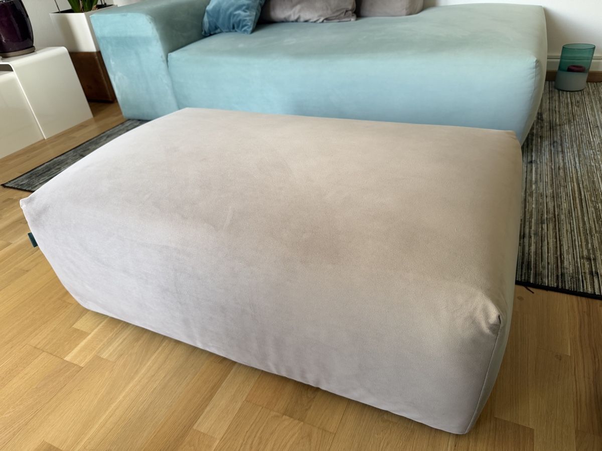 MYCS Divani: Light Blue PYLLOW Lounge Sofa inkl. Ottoman – Usato da Zürich venduto da shop_all 3