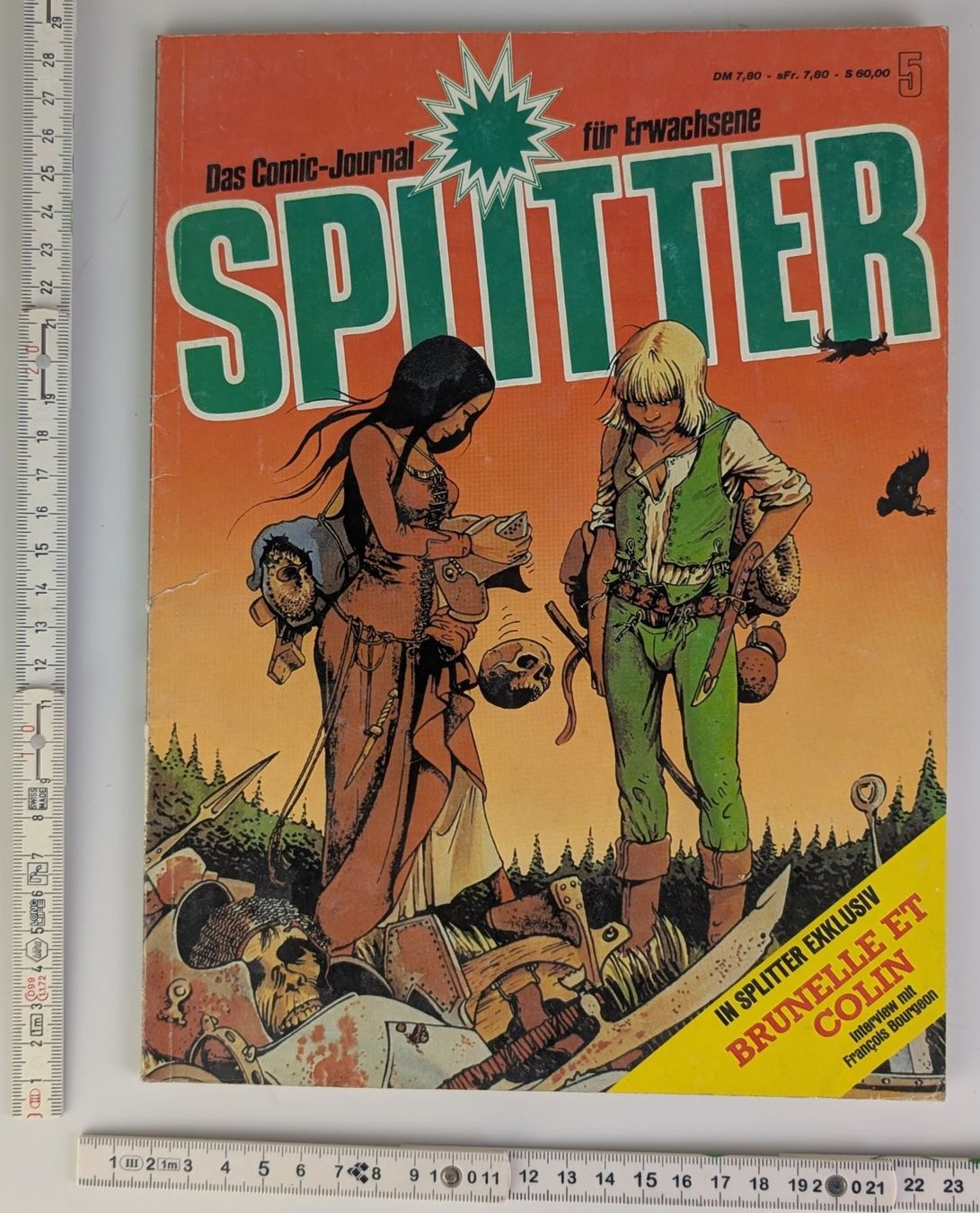 Fumetti: Comic Journal SPLITTER - Brunelle et Colin – Usato da Zürich venduto da 1.Simon