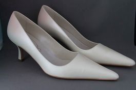 Chaussures cuir ivoire DORIANI