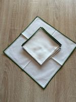 7 Stk. Taschentücher, 6 x 29 x 29 cm , 1 x 48 x 48 cm