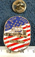 FREIGHTLINER TRUCK USA PIN ENAMEL ICH BIN STOLZER TRUCKER