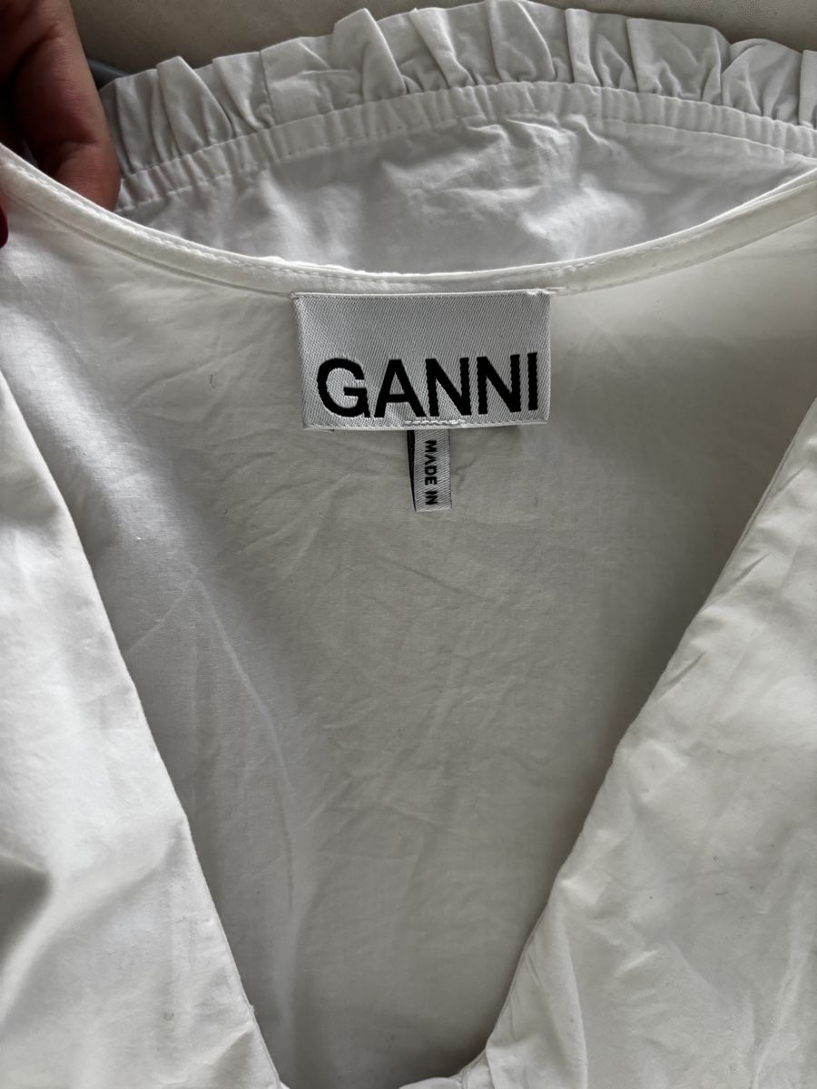 Ganni Camicette: GANNI Blouse with Ruffled Collar – Nuovo (secondo la descrizione) da Reinach BL venduto da ran_snc5 1