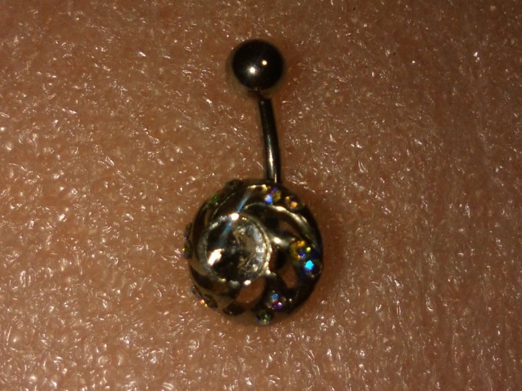Gioielli per piercing: bauchnabel piercing,,,,edelsthal,,mit  echt kristall – Nuovo (secondo la descrizione) da Basel venduto da bijoutrie_4 1