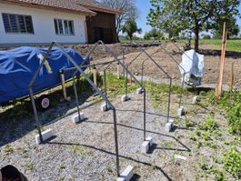 Bootsunterstand / Bootsabdeckung – stabiler Metallrahmen