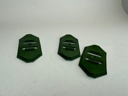 Märklin 3 Platten für Brückenpfeiler grün
