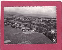 En avion au-dessus de Vufflens-le-Château