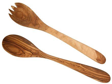 Bestecksets: Salatbesteck Olivenholz 30 cm – Neu und originalverpackt aus Gossau SG von joe445
