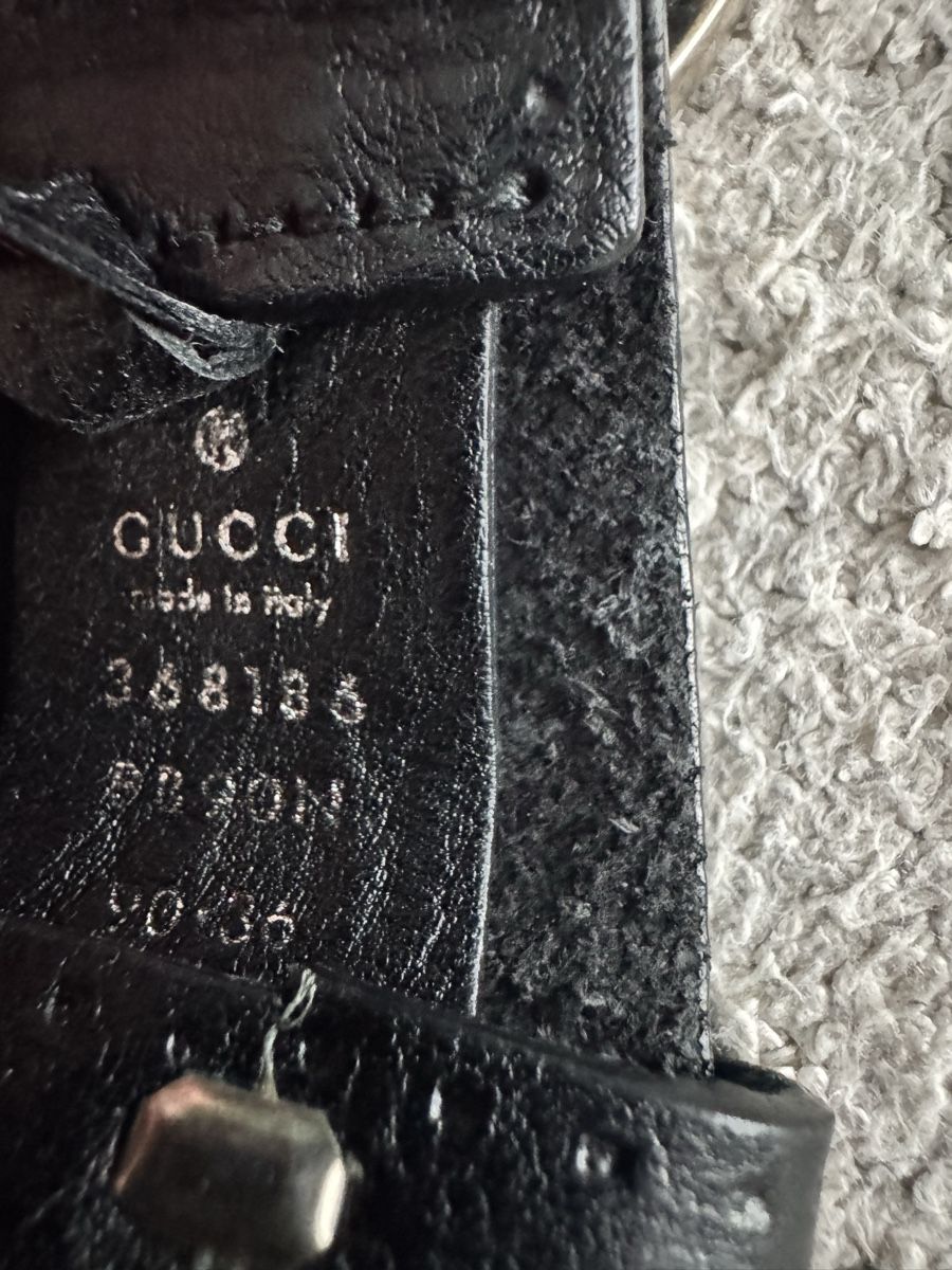 Gucci Cinture: Schwarzer original Gucci Gürtel (105cm) – Usato da Kloten venduto da 20RM 2
