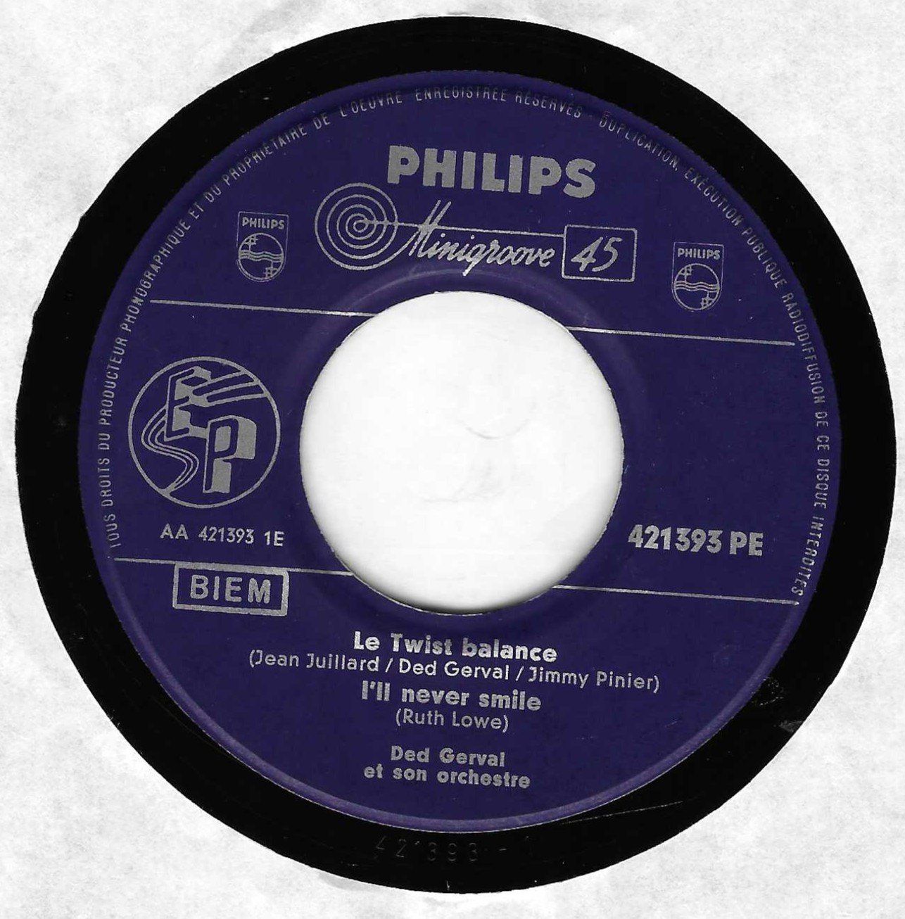 Schallplatten: DED GERVAL  No 3 – Gebraucht aus Bex von Giorgiob 2