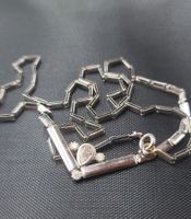 Gold 585 Weiss Gold  Collier Mit Steine